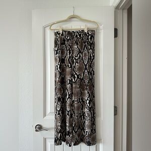 SNAKESKIN LONG & SOFT TOUCH RELAXED PANT